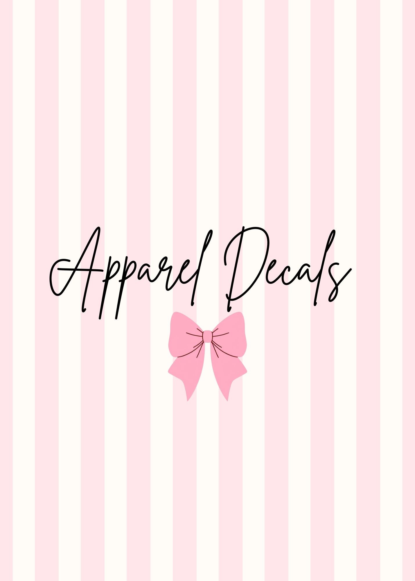 Apparel Decals