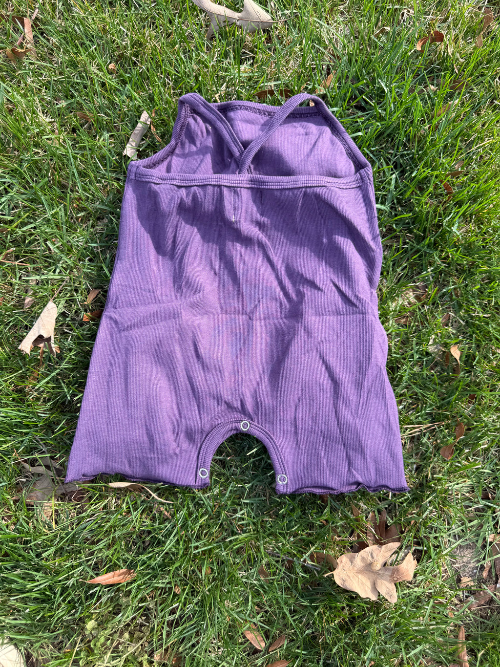 Purple romper