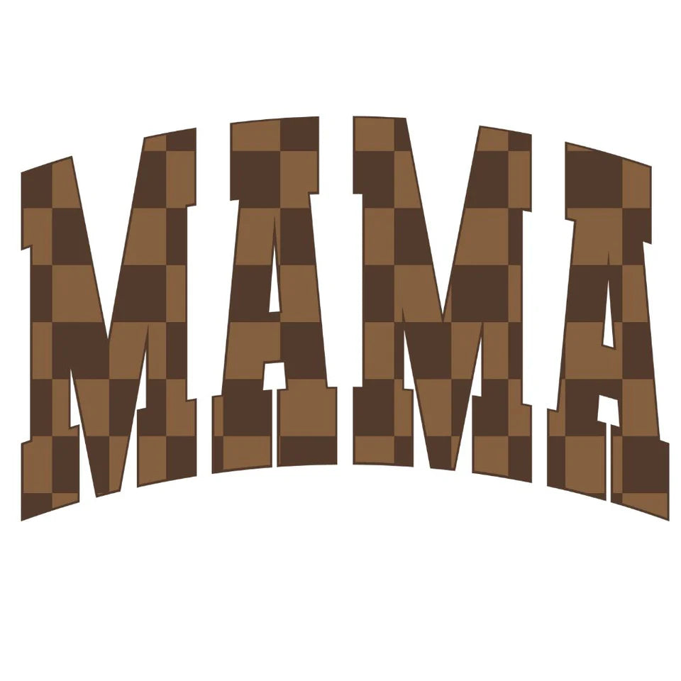 Brown check mama