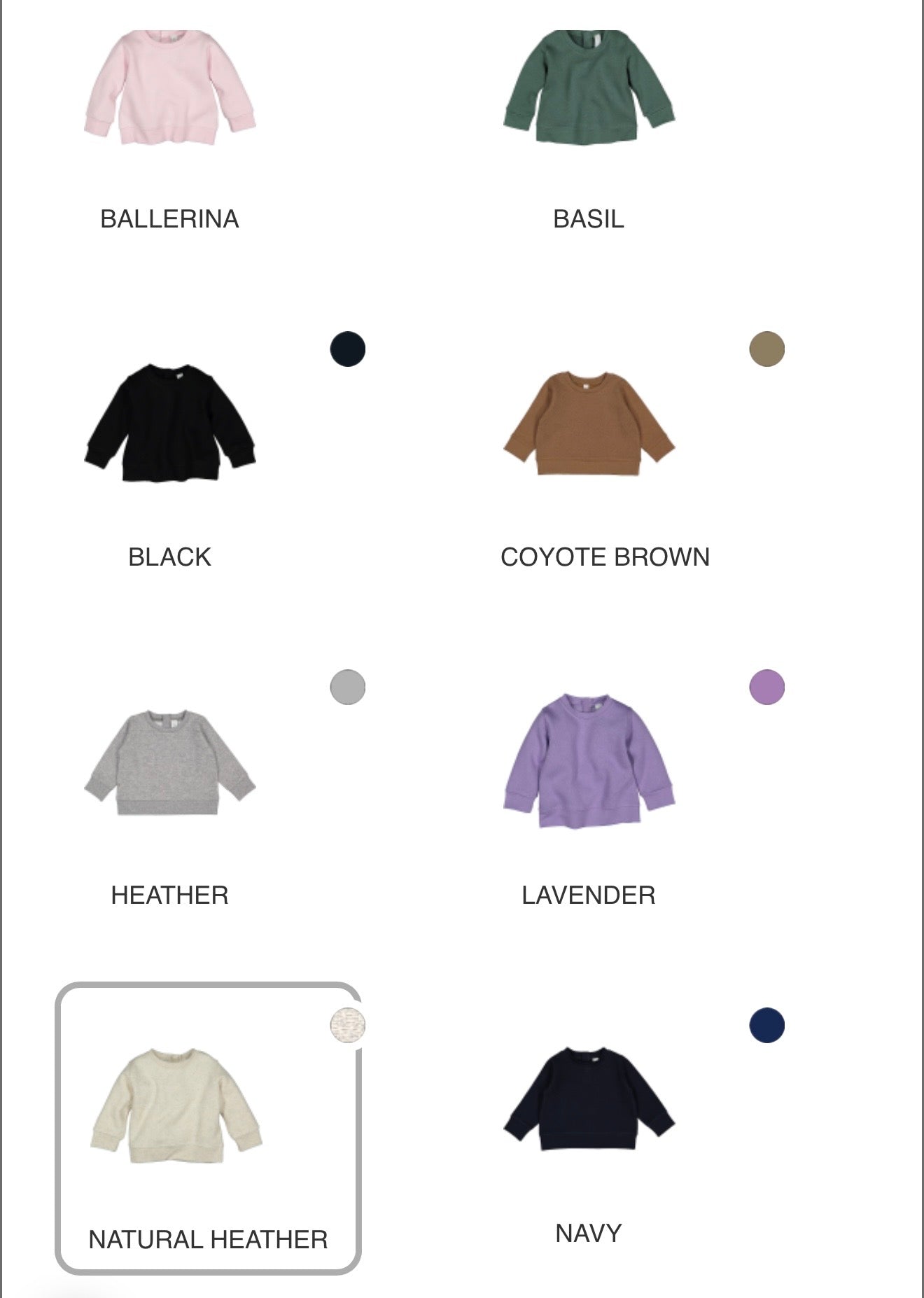 INFANT CREWNECK