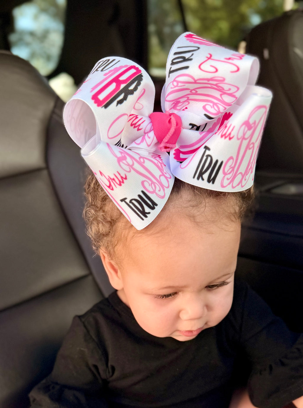 Monogrammed Name Bow