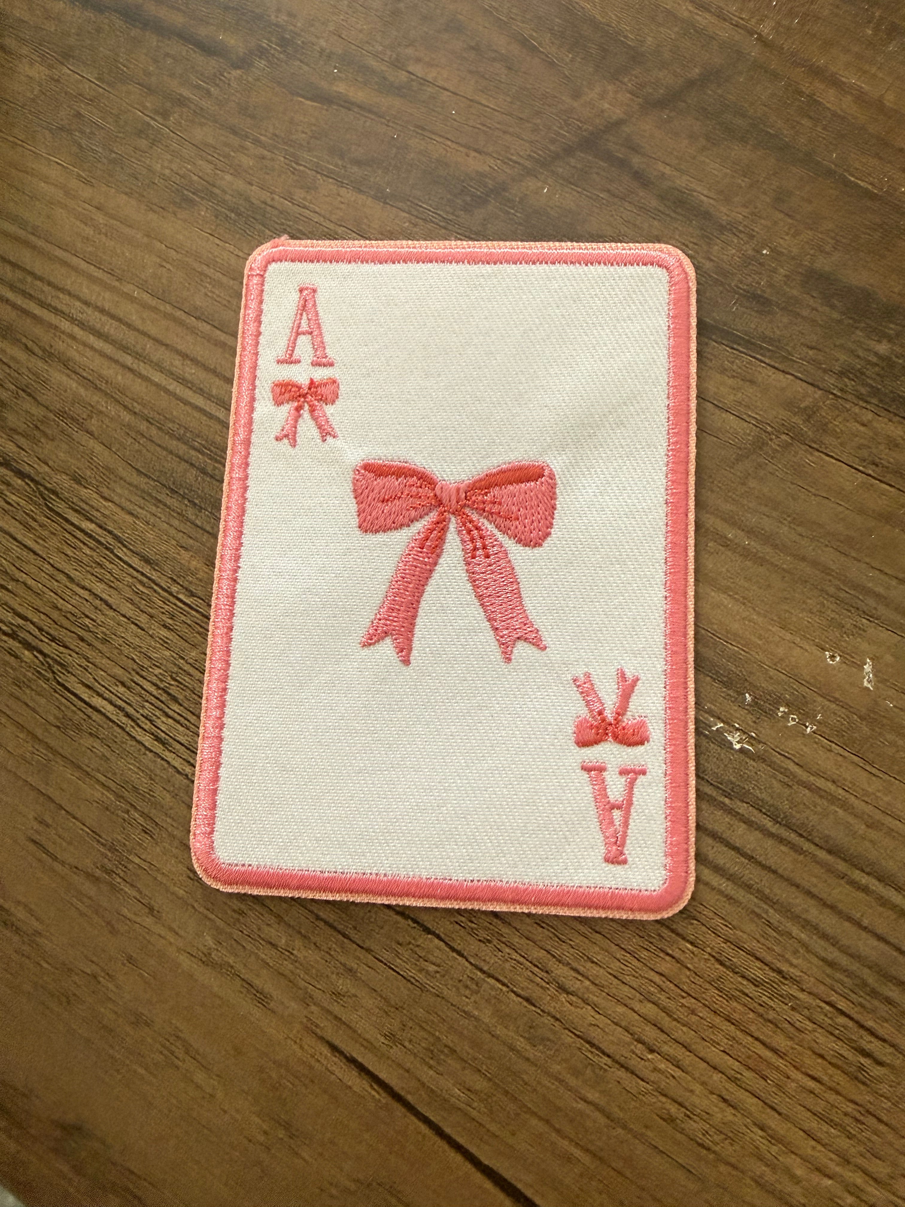 Big pink playing card