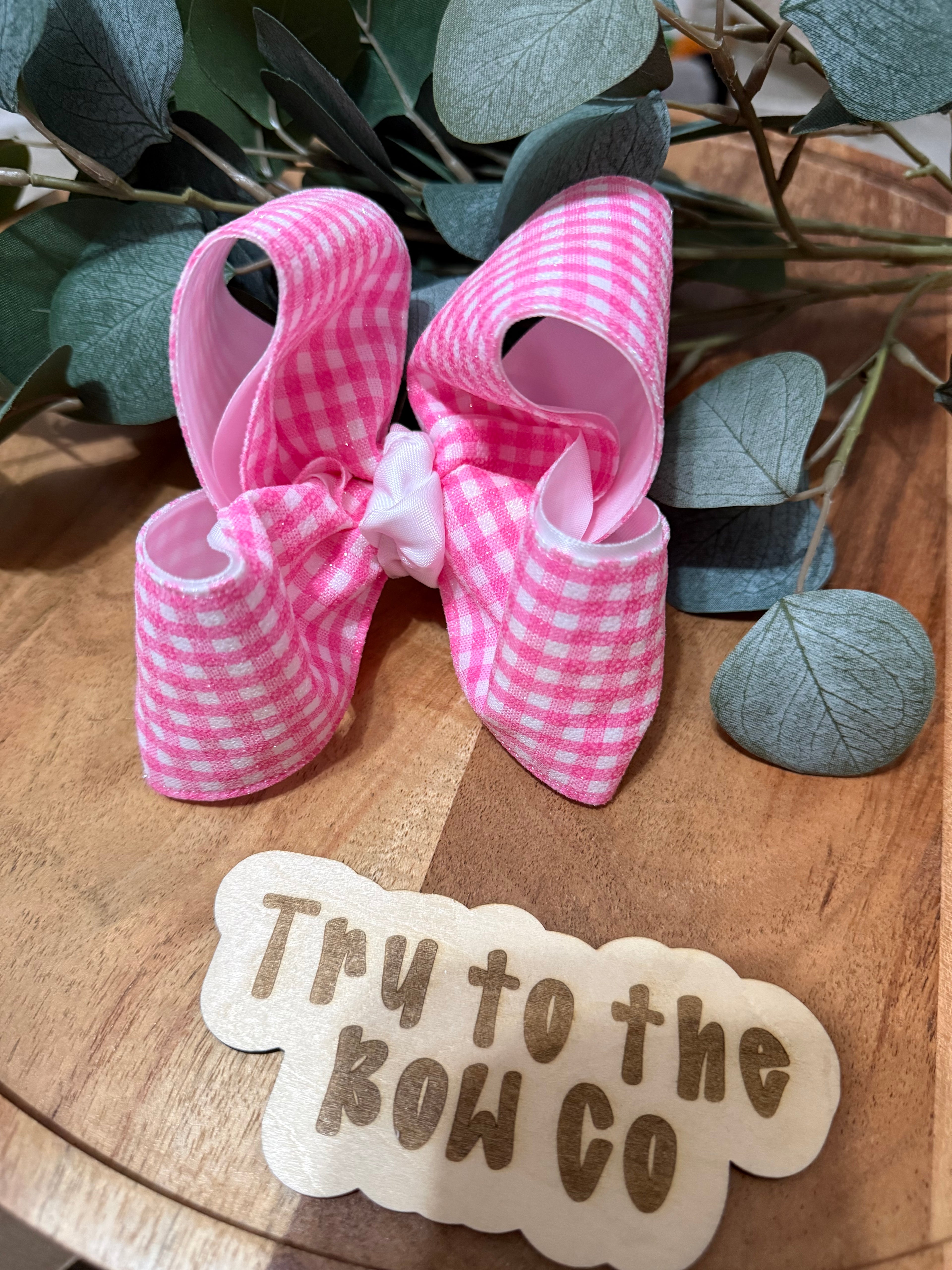 Pink gingham